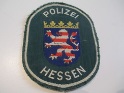 Ecusson Tissu Ancien /Police / ALLEMAGNE/Hessen /Années 1970 -1980  ET115 - Escudos En Tela