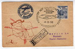 POLOGNE / BERLIN 1956 - Aviones