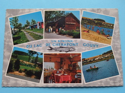 Un Bonjour Du LAC De CHERAPONT Gouvy Camping Pêche Canotage Plage Bains ( ) Anno 1977 ( Zie Foto Voor Details ) !! - Gouvy