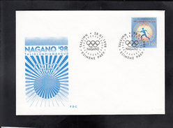 ESTONIA FDC - Hiver 1998: Nagano