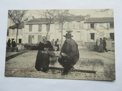 Croquis De Foire O Coutira Moins Cher Qu'a L'auberge .couple De Paysans TARBES 1905 31 TOULOUSE - Fliegende Händler