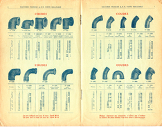 Petit Catalogue De 12 Pages. Raccords En Fonte, Tubes, Coudes, Tés, Robinets, Ets. Hauck, Distributeur à Saint-Etienne. - Catálogos