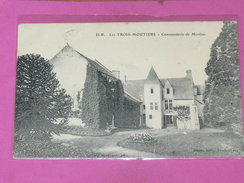 LES TROIS MOUTIERS  1910  ARDT CHATELLERAULT CANTON  LOUDUN   /   COMMANDERIE DE MOULINS    CIRC EDIT - Les Trois Moutiers
