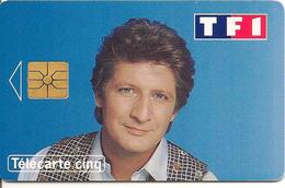 CARTE°-PRIVEE-5U-02/95-GN 218a-GEM-TF1-P SEBASTIEN-V° SIGNE-UTILISE-TBE LUXE - 5 Eenheden