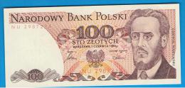 POLONIA - 100 Zlotych 1986 SC  P-143 - Poland