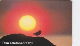 Sweden, 120.043, Sol Och Fågel, Bird, 2 Scans. - Schweden