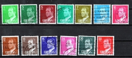 Espagne   Lot De 13 Timbres Juan Carlos Sur Papier Normal - Collections