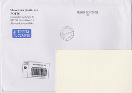 Slovakia Registered Letters From Bratislava To Japan - Barcode - QR Code - Circulated - 2015/2016/2018/2019/2020 - Verzamelingen & Reeksen