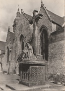 CPSM Gourin L'Eglise XVI°siècle Le Calvaire XVIII°siècle - Gourin