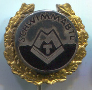SWIMMING - Schwimmbad MTV, KOLN Germany, Vintage Pin, Badge, Abzeichen, Enamel - Schwimmen