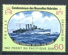 186 NOUVELLES HEBRIDES 1967 - Yvert 259 - Bateau Cuirasse - Neuf ** (MNH) Sans Charniere - Unused Stamps