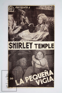 Old 1936 Cinema/ Movie Advtg Image -Movie: Captain January, Actors: Shirley Temple, Guy Kibbee, Slim Summerville, Buddy - Pubblicitari