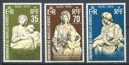 186 NOUVELLES HEBRIDES 1975 - Yvert 418/20 - Noel 75 Sculpture Madone - Neuf ** (MNH) Sans Charniere - Unused Stamps