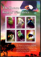 LIBERIA 2015** - Birds Of West Africa - "The Turaco" - Block Di 6 Val. MNH Come Da Scansione - Cuckoos & Turacos