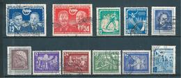 Allemagne Orientale  De 1951/52  N°48 A 59  Oblitérés - Unused Stamps