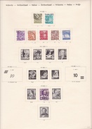 Suisse - Collection Vendue Page Par Page - Timbres Oblitérés / Neufs *(avec Charnière) -Qualité B/TB - Collections