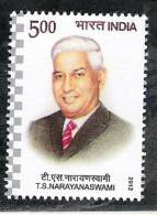 INDIA 2012 T. S. Narayanaswami. MNH(**) - Ungebraucht