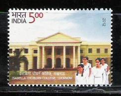 INDIA 2012  Isabella Thoburn College, Lucknow, 1v Complete.  MNH(**) - Ongebruikt
