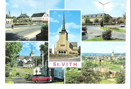 Saint-Sankt-Vith-1980-Multivues-Eglise Saint-Guy-vues Sur Les Quartiers De La Ville-Edit. Lander, Eupen - Sankt Vith