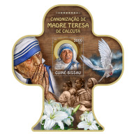 GUINEA BISSAU 2016 ** Mother Teresa Mutter Teresa Mère Teresa S/S - OFFICIAL ISSUE - A1701 - Madre Teresa