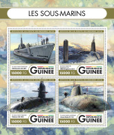 GUINEA REP. 2016 ** Submarines U-Boote Sous-Marins M/S - OFFICIAL ISSUE - A1701 - Sous-marins