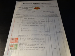 Belgian Shell Company - Facture Du 08/02/1932 - Automobil
