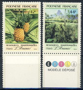 Polynesie 1991 Serie N. 374-375 MNH € Cat. 2.35 - Neufs