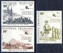 Polynesie 1991 Serie N. 379-381 MNH Cat. € 76.20 - Neufs