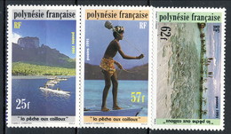 Polynesie 1991 Serie N. 390-392 MNH Cat. € 4.40 - Neufs