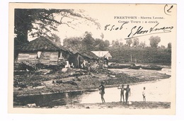 AFR-1017    FREETOWN : Congo Town - A Creek - Sierra Leone