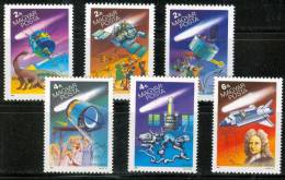 HUNGARY-1986. Halley´s Comet Cpl.Set MNH!! - Nuovi