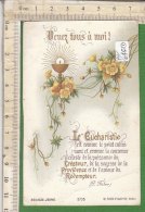 PO6451D# SANTINO RICORDO PRIMA COMUNIONE COLLEGIO S.GIUSEPPE TORINO 1900 Ed. Bouasse June 3735 - Devotion Images