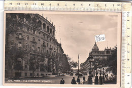 PO6715D# ROMA - VIA VITTORIO VENETO - ALBERGO DEGLI AMBASCIATORI  VG 1943 - Bars, Hotels & Restaurants