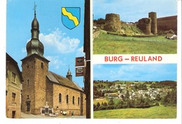 Burg-Reuland-(Saint-Vith)-1980-Multivues-Eglise Saint-Etienne-Ruines Du Château-Fort-village De Reuland-Ed.Lander, Eupen - Saint-Vith - Sankt Vith