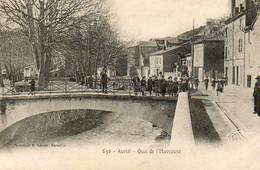 CPA - AURIOL (03) - Aspect Du Quai De L'Huveaune En 1906 - Auriol
