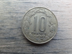 Central African  10 Francs  1974  Km 9 - Centrafricaine (République)