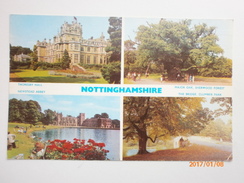 Postcard Multiview Nottinghamshire [ Mansfield Festival 1971 Cancel ] My Ref B1485 - Altri & Non Classificati