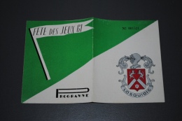 Ancien Programme  Lycée Saint Joseph De Loquidy Nantes Fête Des Jeux 1961 - Programs