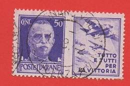 1942 (11) Francobolli Serie Imperiale Con Appendici Di Propaganda Bellica 50c.  - Leggi Messaggio Del Venditore - Propagande De Guerre