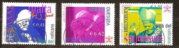 Vatican Vatikaanstad 2002 Yvertn° 1279-81 (°) Oblitéré Used Cote 8,00 Euro - Gebraucht