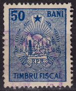 Romania - Stempelmarke - Fiscal Tax Revenue Stamp - Used - Steuermarken