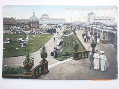 Postcard Wellington Gardens Great Yarmouth Norfolk PU 1909 To St Leonards On Sea My Ref B1489 - Great Yarmouth