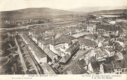 Siège De Belfort 1870-1871 - La Ville Et Son Enceinte Fortifiée à La Fin Du Siège - Carte Non Circulée - Belfort – Siège De Belfort