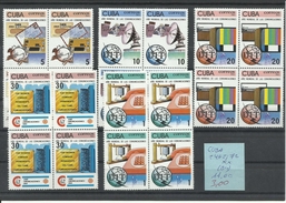 CUBA   2468/72  ( BLOQUE DE 4 SELLOS)   MNH  ** - Neufs