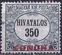 Hungary 1923 - Official ( Mi D20 - YT S30 ) - Servizio