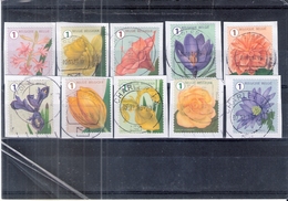Belgique - 2016 - Fleurs - Série Complète - Obl/gest/used (à Voir) - Used Stamps