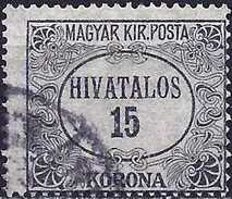 Hungary 1922 - Mi D17 - YT S13 ( Official ) - Officials
