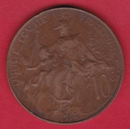 France 10 Centimes IIIe République 1916 - 10 Centimes