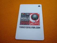 Turkey Limited Edition Istanbul Renaissance Polat Hotel Room Key Card (basketball/FIBA World Championship 2010) - Sport