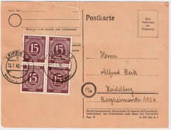1948, Nr. 921, Selt. 10fach -portogerecht !!-Mi. 80,- ++ , #6913 - Brieven En Documenten